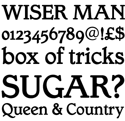 Gargoyle Bold with Old Style Figures