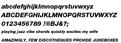 Neue Helvetica™ Cyrillic 86 Heavy Italic