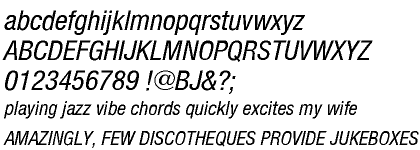Neue Helvetica™ Cyrillic 57 Condensed Oblique