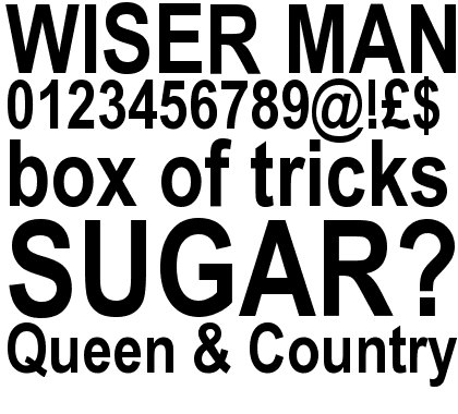 Arial� Narrow WGL Bold