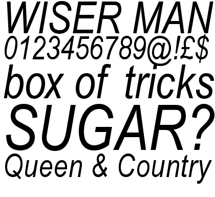 Arial� Narrow Pro Italic