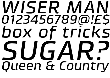 Klint Pro Medium Extended Italic