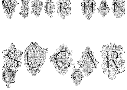 Calligraphia Latina Versals