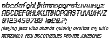 21st A Outline Italic