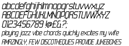 45 Degrees Light Italic