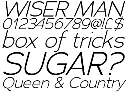 Adrianna Light Italic