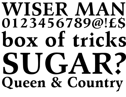 Agfa Wile Roman Bold