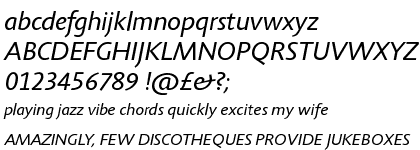 Agilita&trade; Com Italic