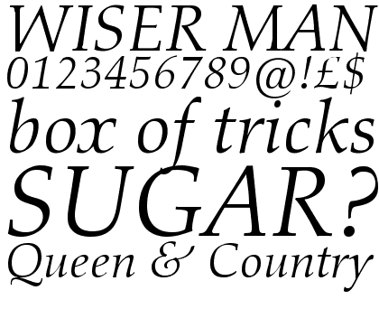 Aldus&reg; nova Com Book Italic