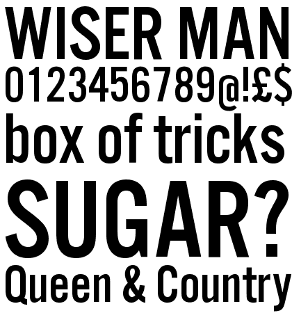 Alternate Gothic Com No3