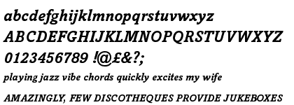 Amasis&trade; Pro Bold Italic