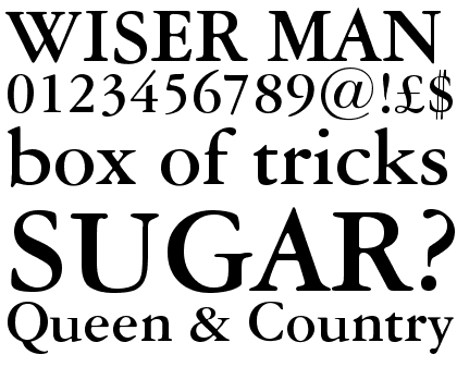 American Garamond Bold