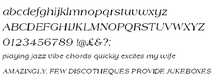 Americana Regular Italic