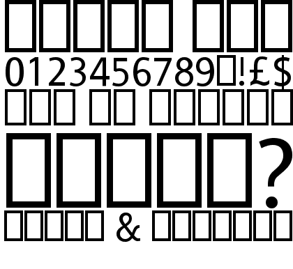 Andale Sans Hebrew SemiCondensed