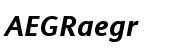 Andale&reg; Sans WGL Bold Italic