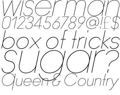 Ano Quarter Upper Lower Italic