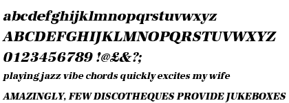 Antiqua URW Extra Bold Oblique