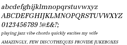 Antiqua URW Regular Extra Narrow Oblique