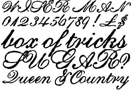 Archive Roundhand Script