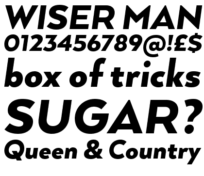 Arquitecta Black Italic