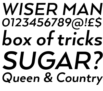 Arquitecta Bold Italic