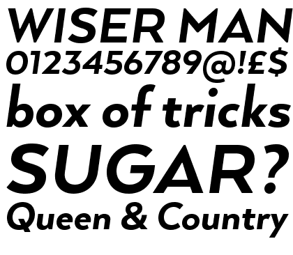 Arquitecta Heavy Italic