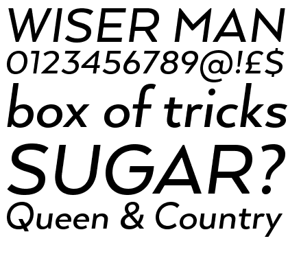 Arquitecta Medium Italic