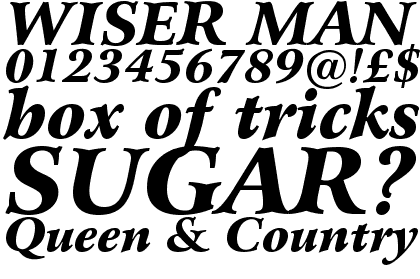 Arrus Black Italic