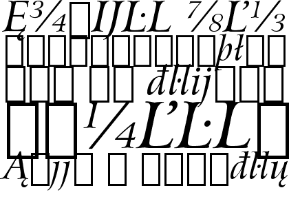 Arrus Italic Extension