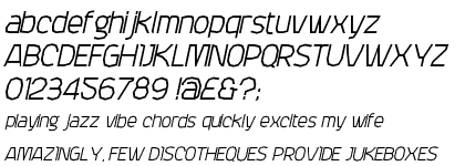 Attac Semi Bold Italic