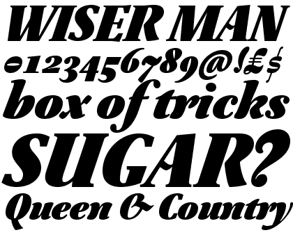 Australis Pro Heavy Italic