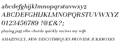 Basilia Regular Italic