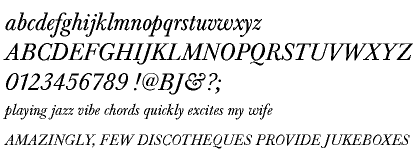 Baskerville Cyrillic Regular Italic