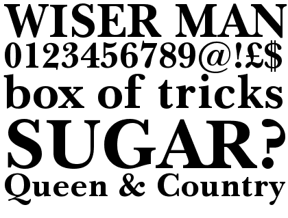 Baskerville No. 2 Bold