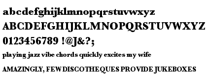 Baskerville URW Cyrillic Ultra Bold