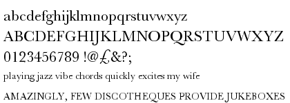 Baskerville URW Regular OT Plus