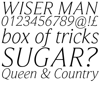 Beaufort Pro Light Italic