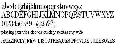 Benton Modern Display Extra Condensed Regular