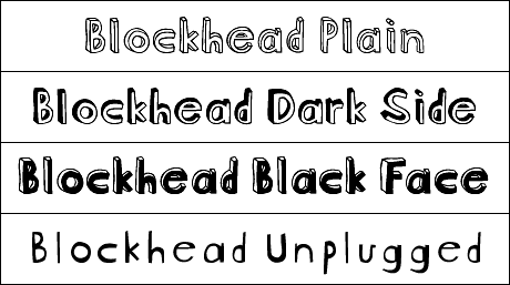Blockhead Alphabet