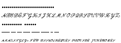 Bodoni Classic English Initials