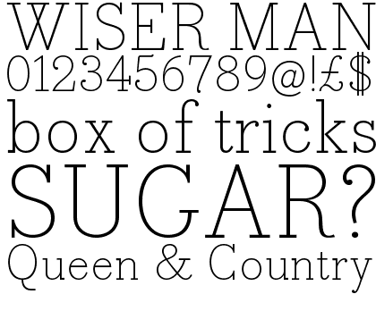 Bodoni Egyptian Pro Extra Light