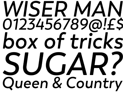 Boston Semi Bold Italic