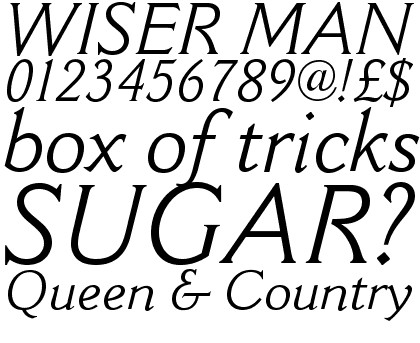 Cantoria&trade; Italic