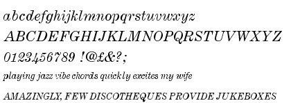 Century Expanded Italic