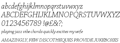 Chaparral&trade; Pro Light Italic Subhead