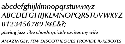 Classico URW Medium Italic