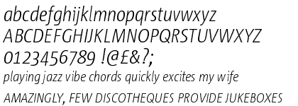 Corpid E1s Cond Light Italic