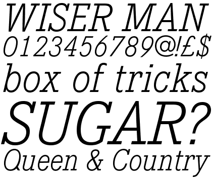 Corporate E Light Italic 