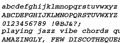 Courier Cyrillic Bold Oblique