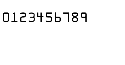 Credit Card Numerals